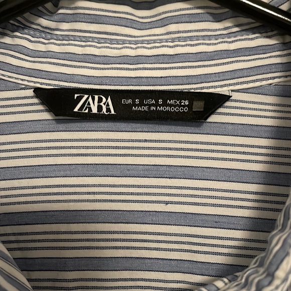 Zara Striped Button Up Shirt - Picture 3 of 3